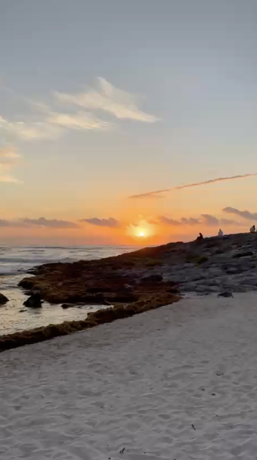 Amanecer en la playa